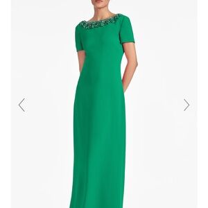 Sachin + Babi Elegant Green Evening Dress